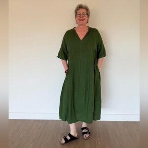 Oska Green Dress